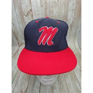 Ole Miss Rebels NE Core Classic NCAA Adjustable Hat~ Navy/Red